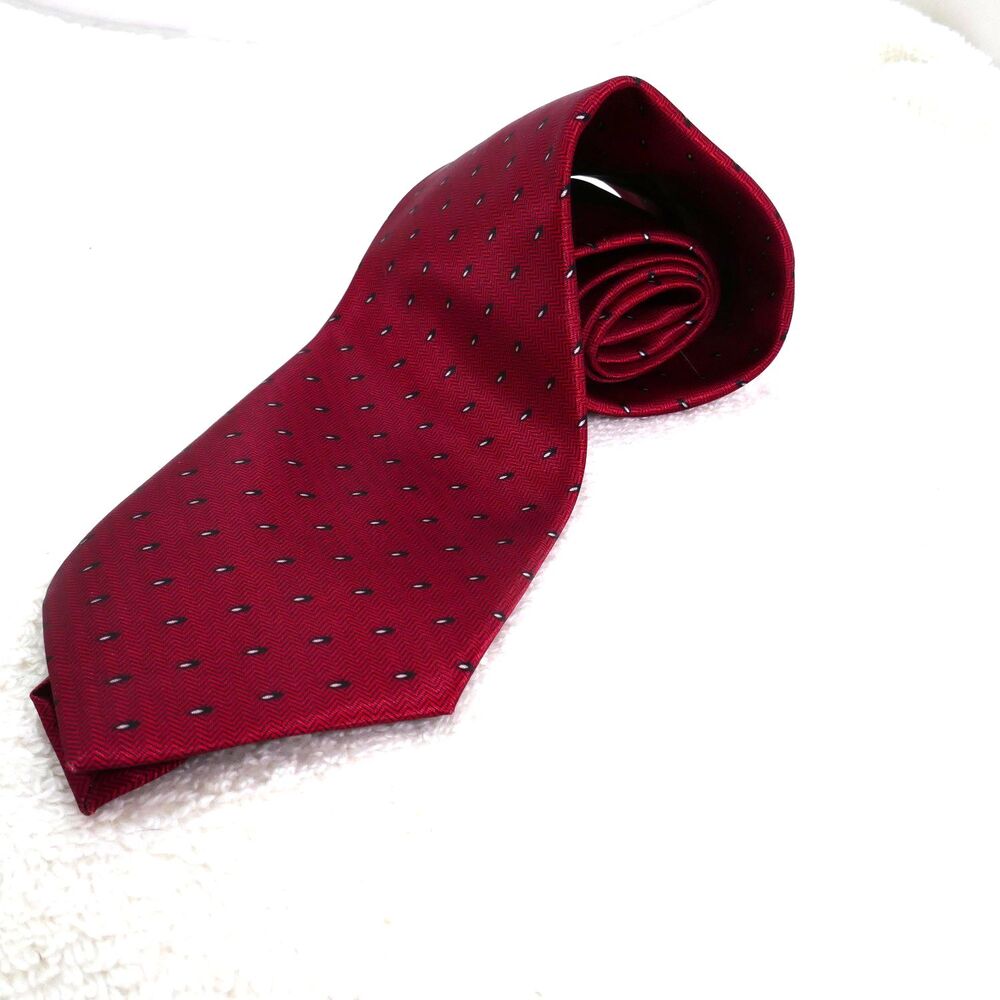Polka Dot Necktie for Men – Red VIP Exclusive Quality Neck Tie